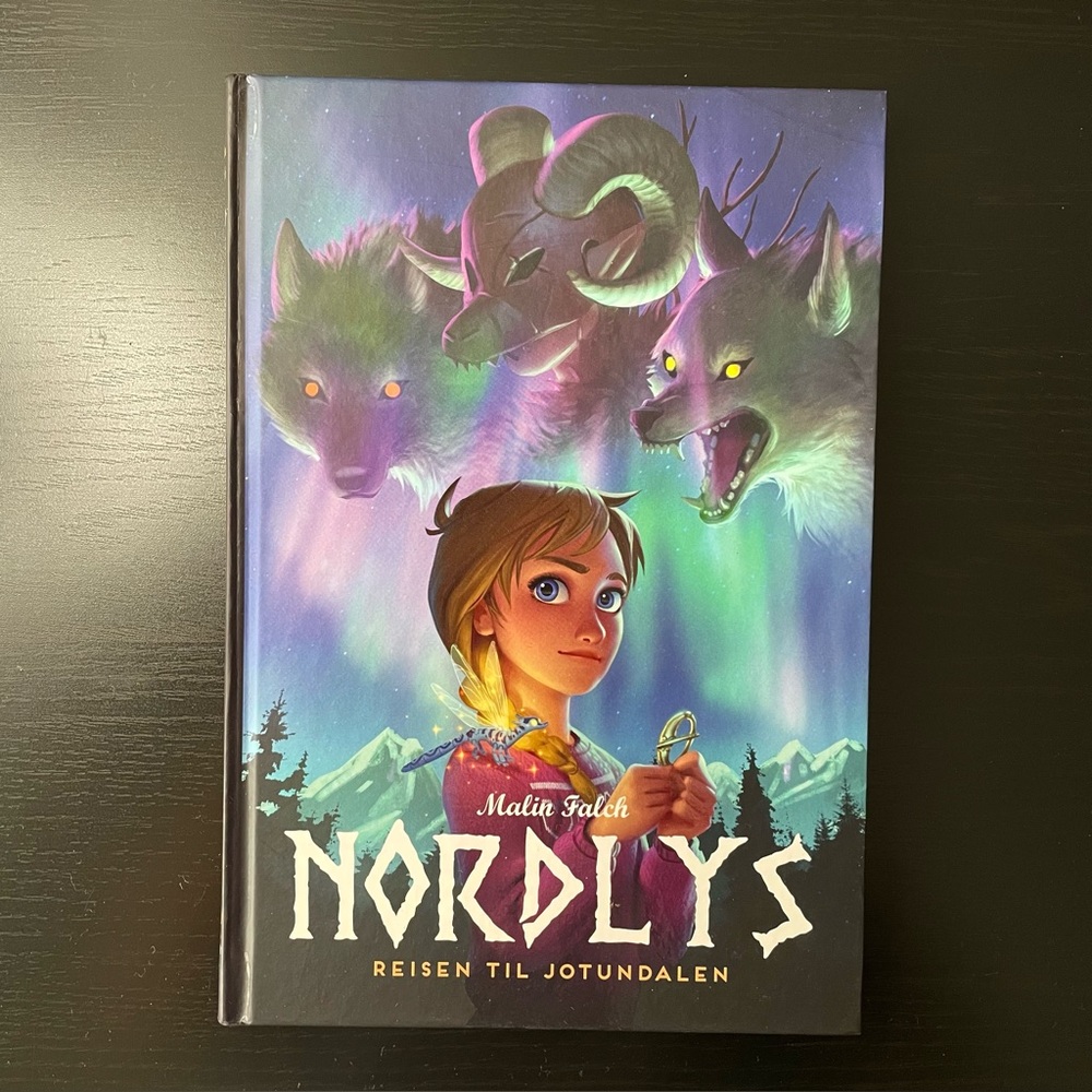 Nordlys Hardcover Book Fantasy Graphic Novel Norwegian Northern Lights 168 pages